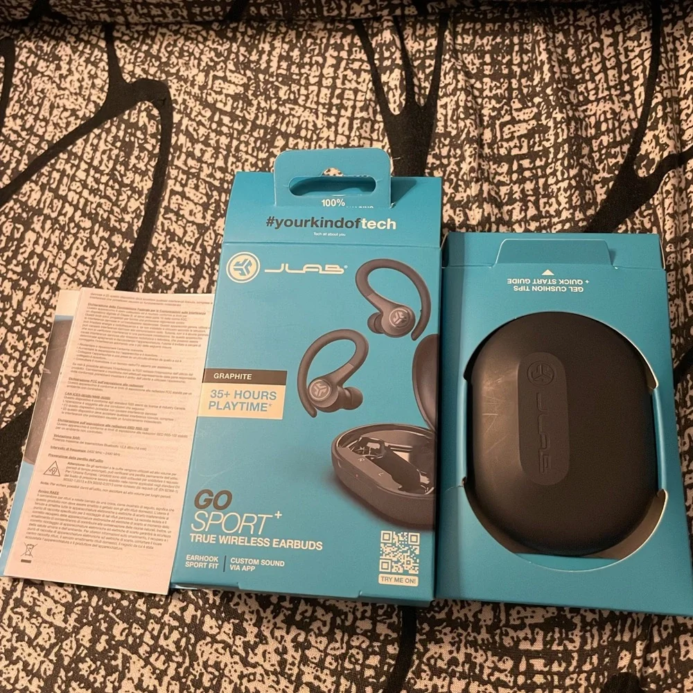 JLab Go Sport True Wireless Earbuds - Graphite